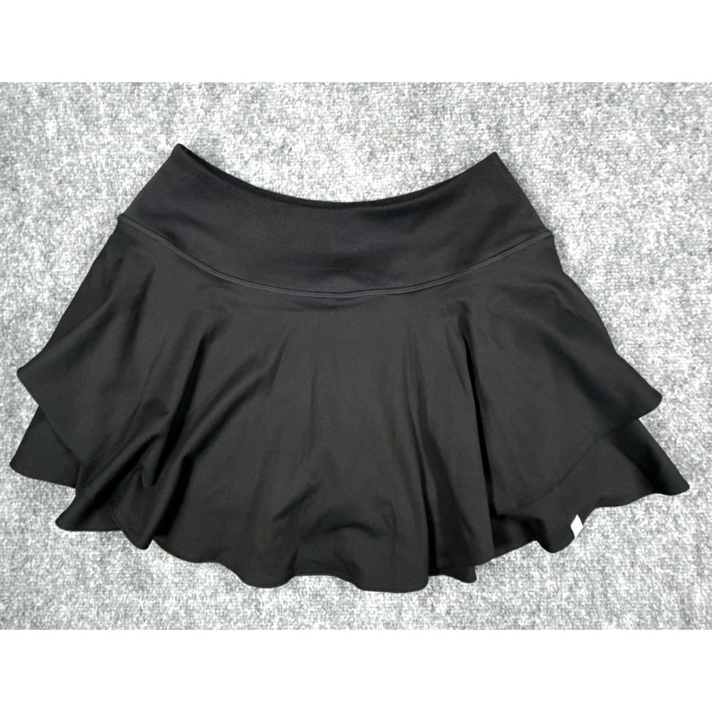 Rhoback Womens Size Medium Black Tiered Ruffle Active Golf Tennis Skort - Picture 12 of 14